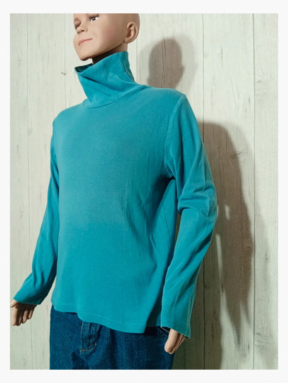 Pull bleu La Halle garcon - taille 12 ans (152 cm) - col roulé – La Halle – taille 12 ans / 152 cm 5