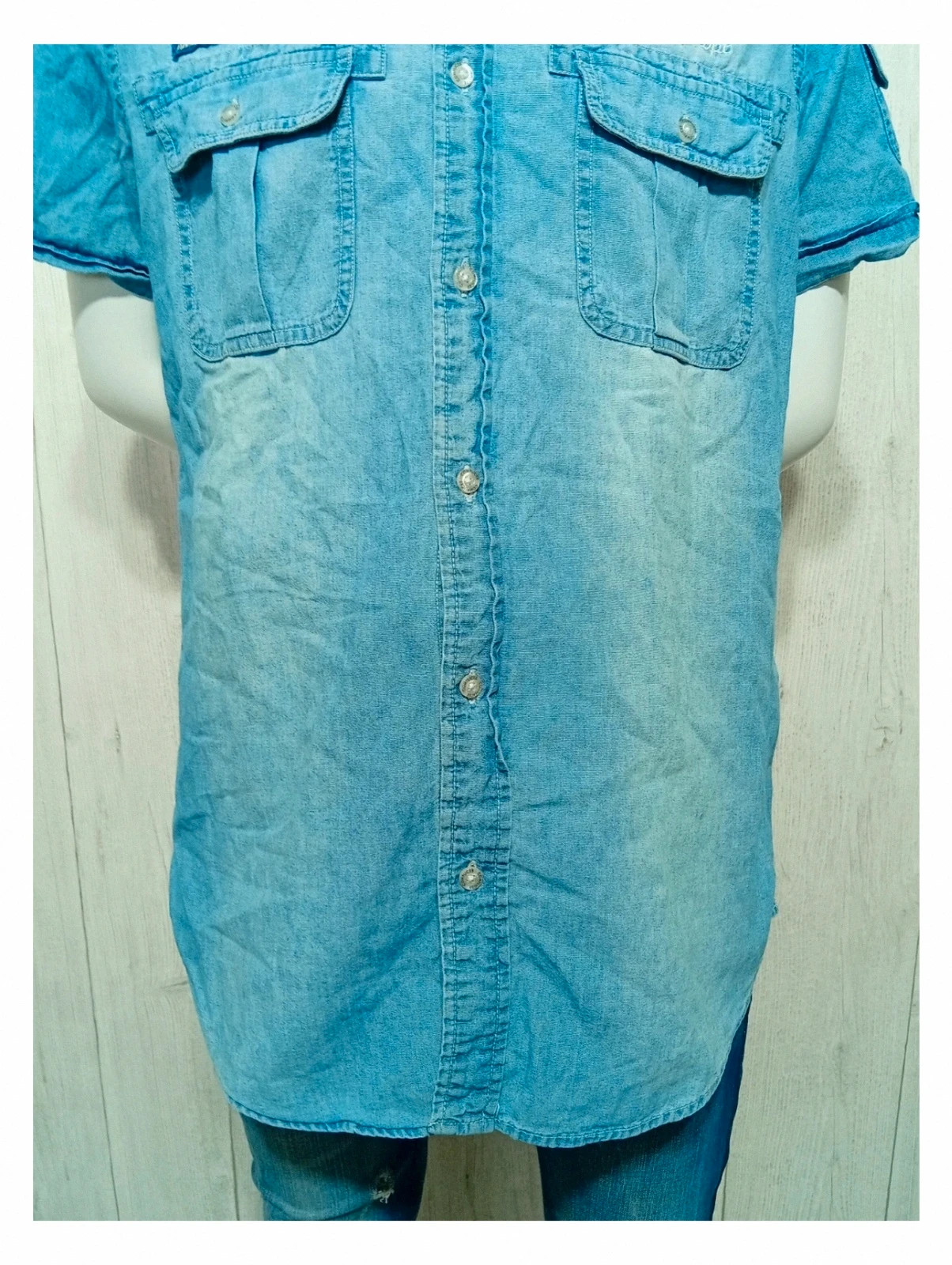 Chemise bleu homme - taille M/38 - complice – Complices – taille M 3