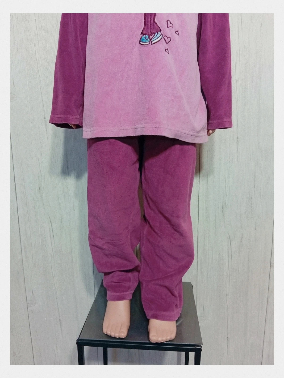 Pyjama fille ensemble - 6ans taille - rose et violet couleur - nuit d'étoiles – NUIT D'ÉTOILES – taille 6 ans / 116 cm 3