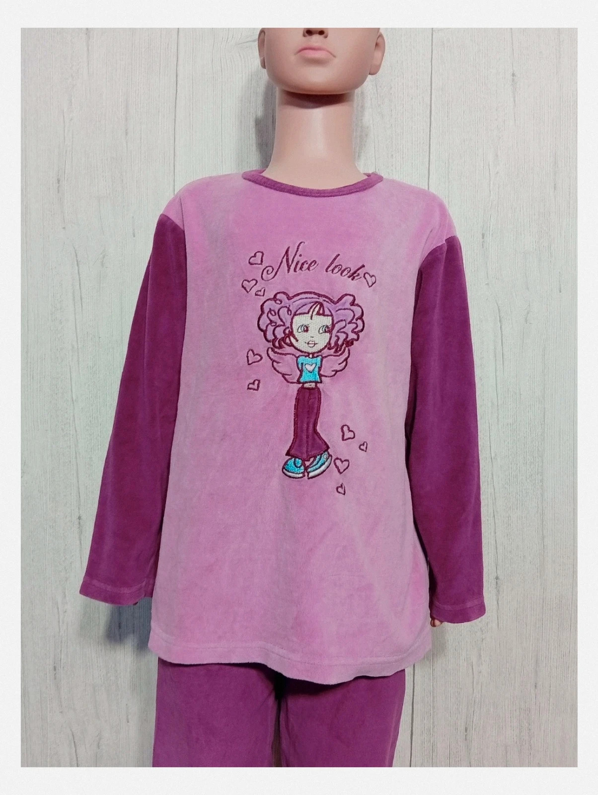 Pyjama fille ensemble - 6ans taille - rose et violet couleur - nuit d'étoiles – NUIT D'ÉTOILES – taille 6 ans / 116 cm 2