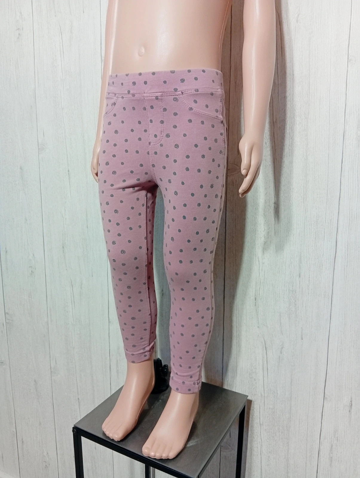 Leggins fille - taille 3/4 ans - Tex - couleur rose et gris – TEX – taille 3 ans / 98 cm 5