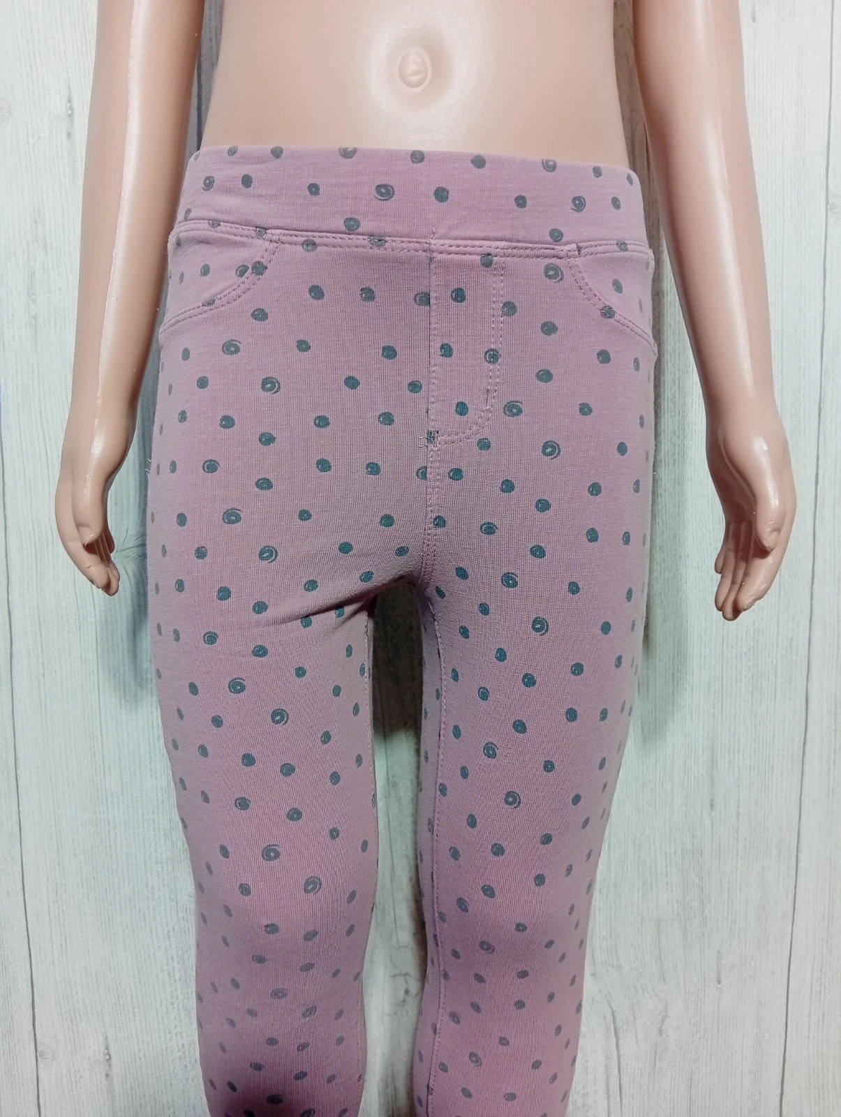 Leggins fille - taille 3/4 ans - Tex - couleur rose et gris – TEX – taille 3 ans / 98 cm 2