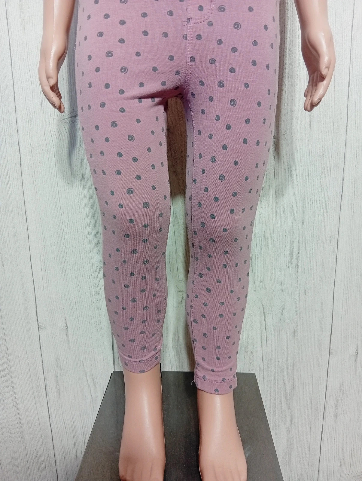 Leggins fille - taille 3/4 ans - Tex - couleur rose et gris – TEX – taille 3 ans / 98 cm 3