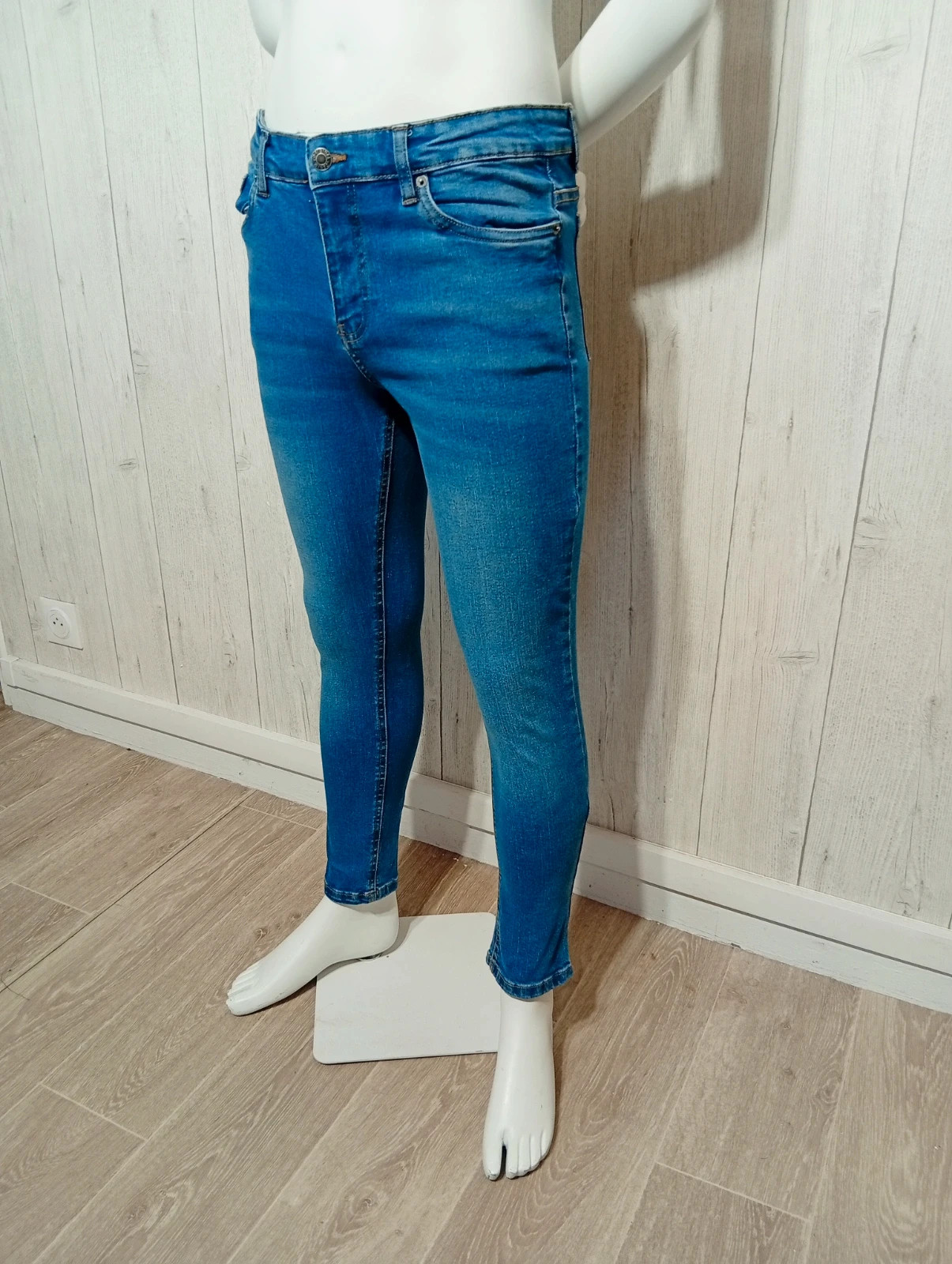 Jeans garcon- taille 14 ans (164 cm) - RR - couleur bleu – RR – taille 14 ans / 164 cm 5