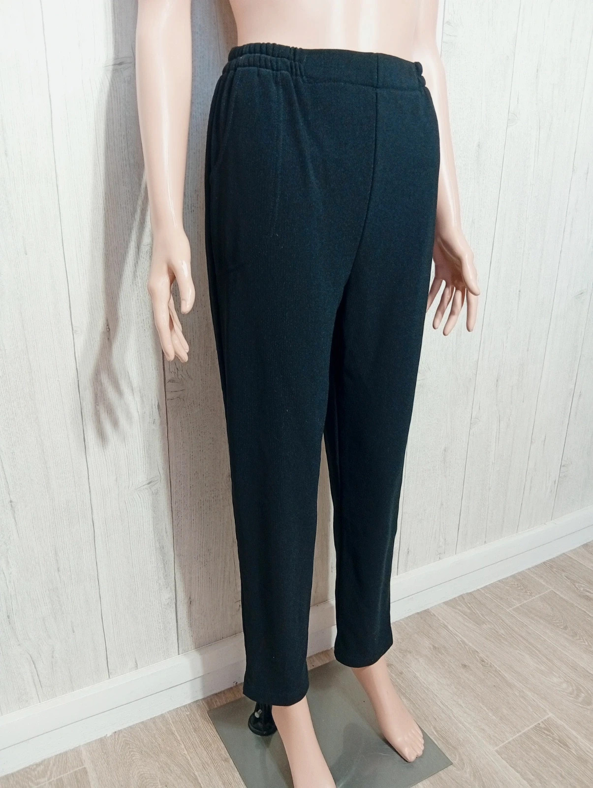 Pantalon chaud femme - taille L/40 ( taille3) - couleur noir – taille L / 40 / 12 4