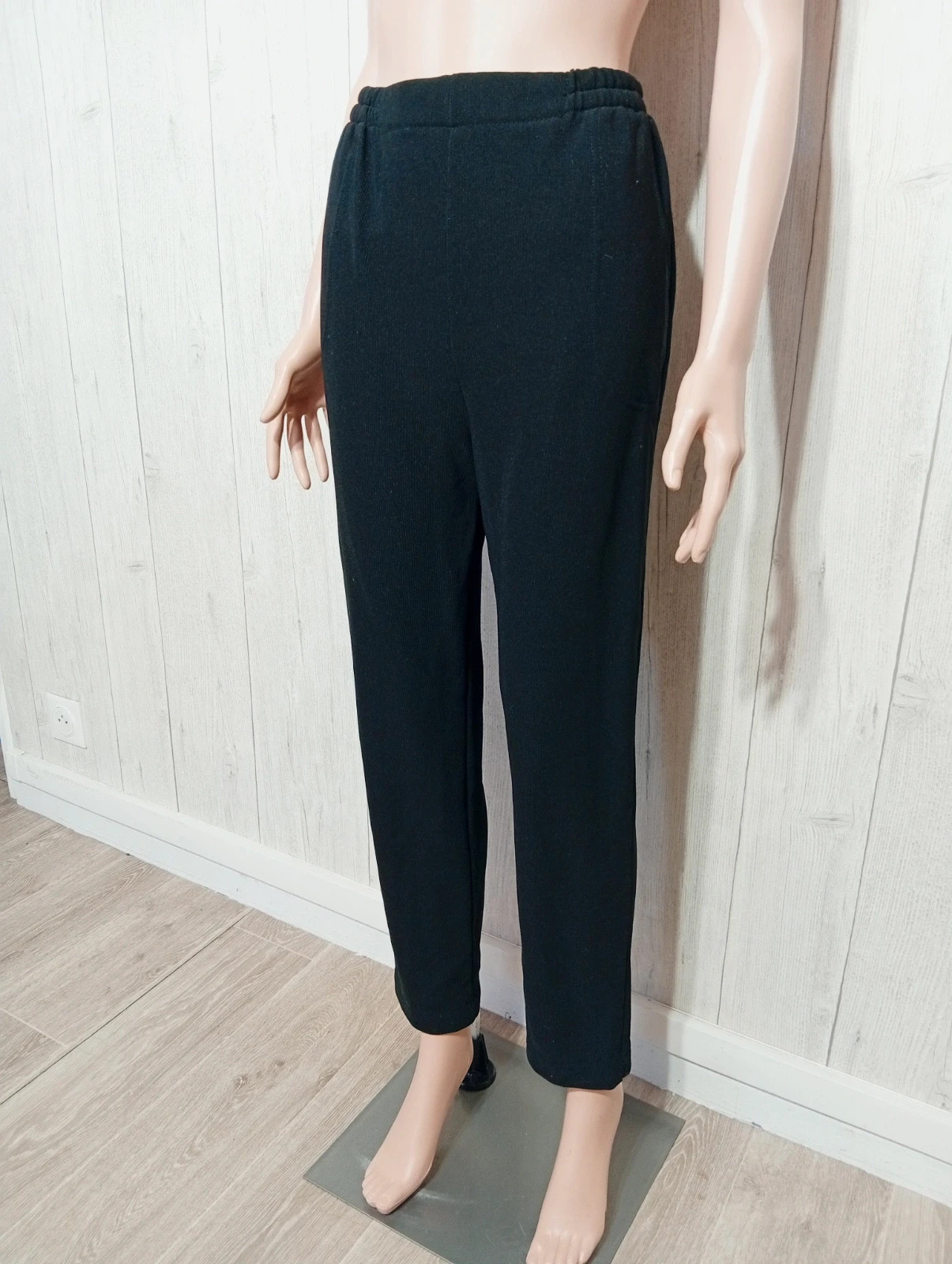 Pantalon chaud femme - taille L/40 ( taille3) - couleur noir – taille L / 40 / 12 5