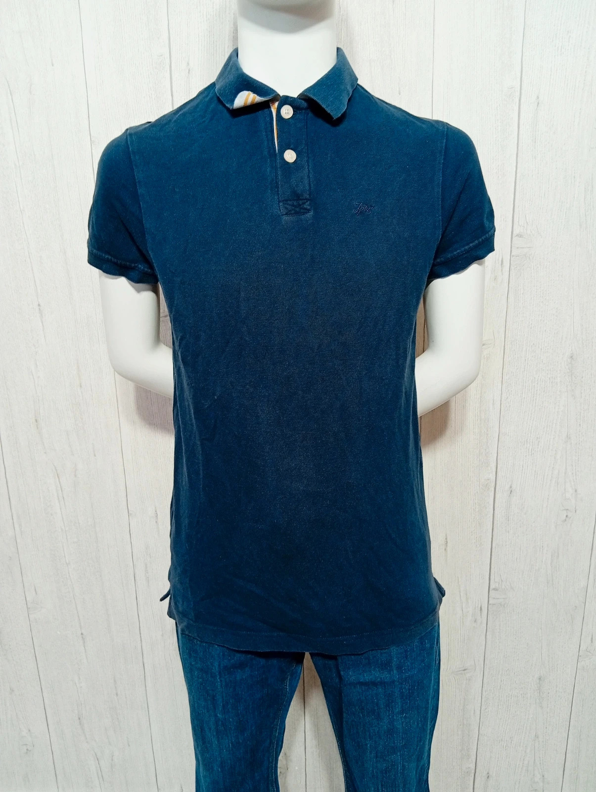 Polo unie homme-taille S/36 -Jodhpur-couleur marine