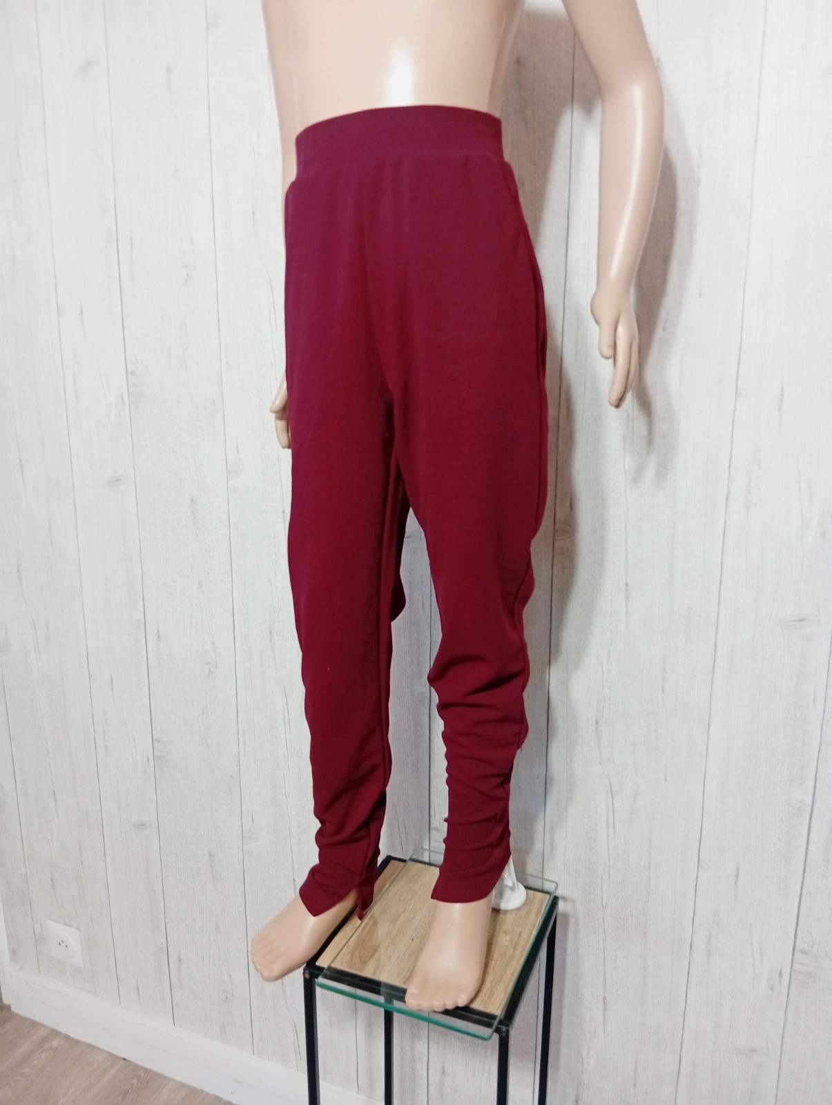 Pantalon fille - taille 14 ans/XS - shein - couleur bordeaux – Shein – taille 14 ans / 164 cm 5