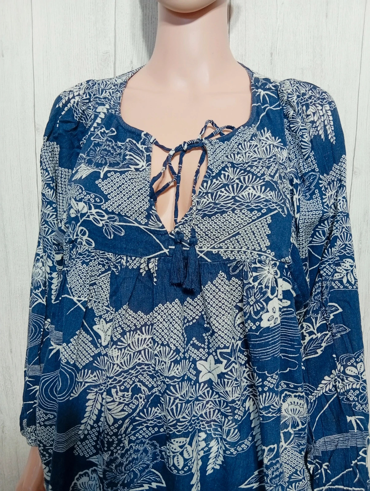 Blouse femme - taille S/36 - Ralph Lauren - couleur marine Blanc – Ralph Lauren – taille S / 36 / 8 2