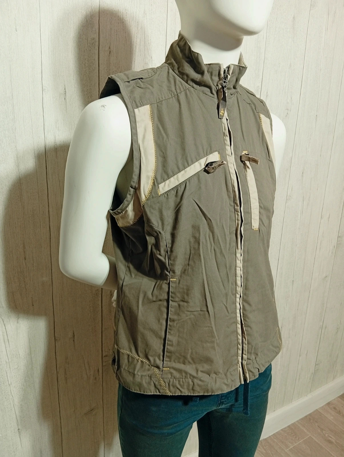Veste sans manche homme - taille XL/42 - quachua - couleur kaki – Quechua – taille XL 4