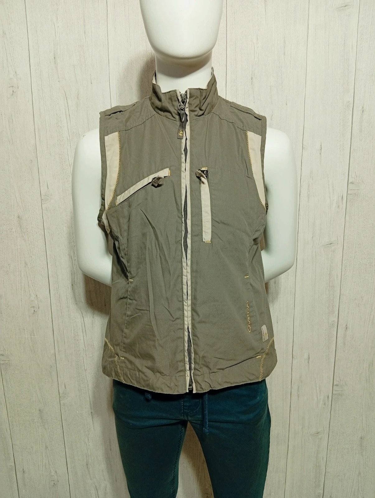 Veste sans manche homme - taille XL/42 - quachua - couleur kaki