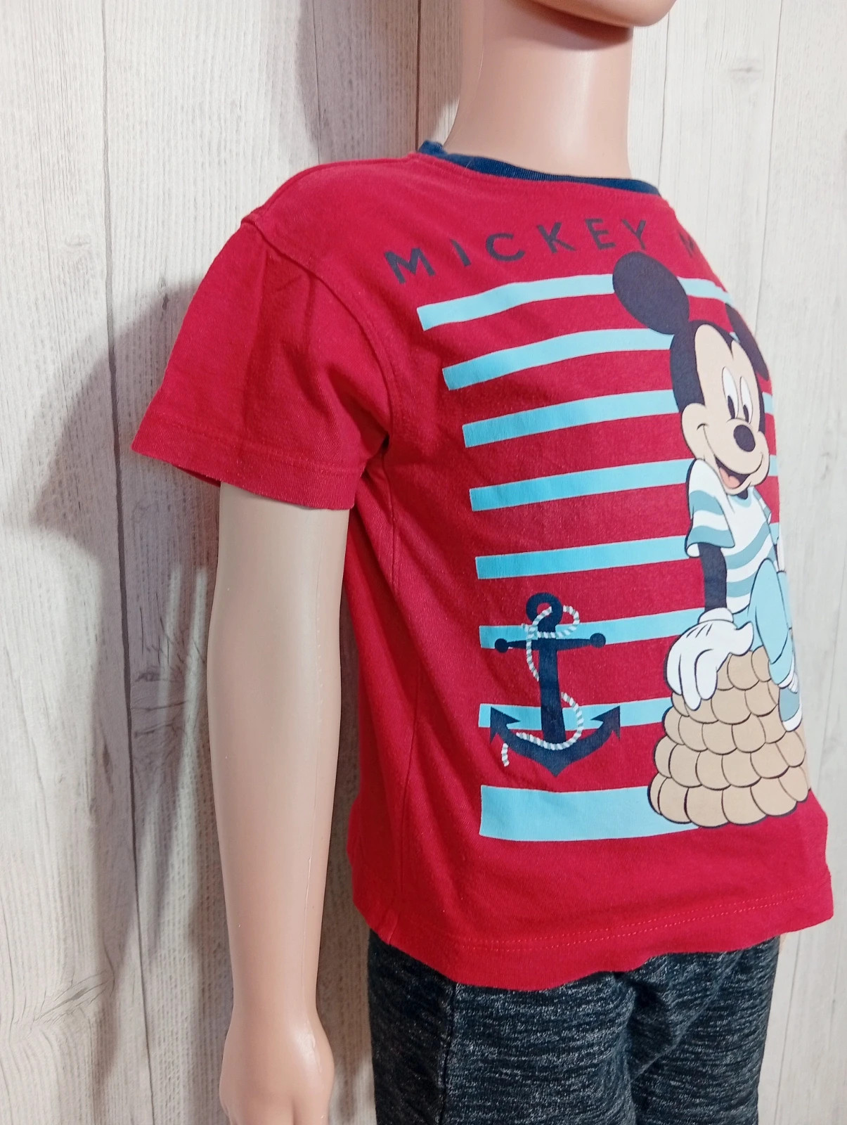T-shirt imprimé manches courtes garcon-taille 3 ans - disney mickey mouse- couleur rouge multicolore – Mickey Mouse – taille 3 ans / 98 cm 2