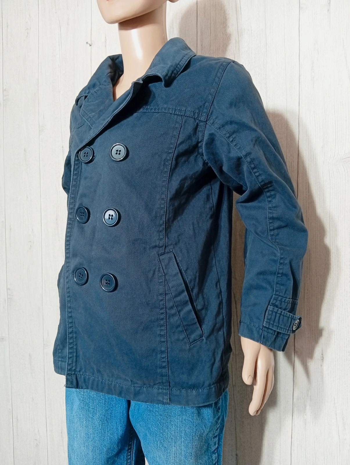 Trench fille- taille 8 ans - tissaia- couleur marine – Tissaia – taille 8 ans / 128 cm 5
