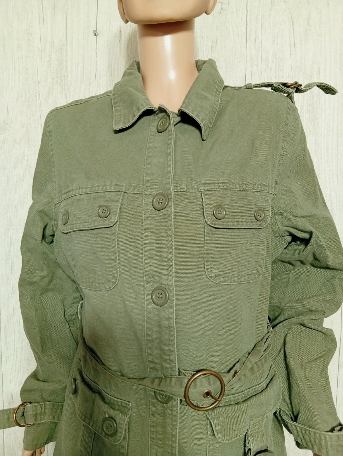 Trench fille - taille 14 ans - Kiabi - couleur kaki – Kiabi – taille 14 ans / 164 cm 2