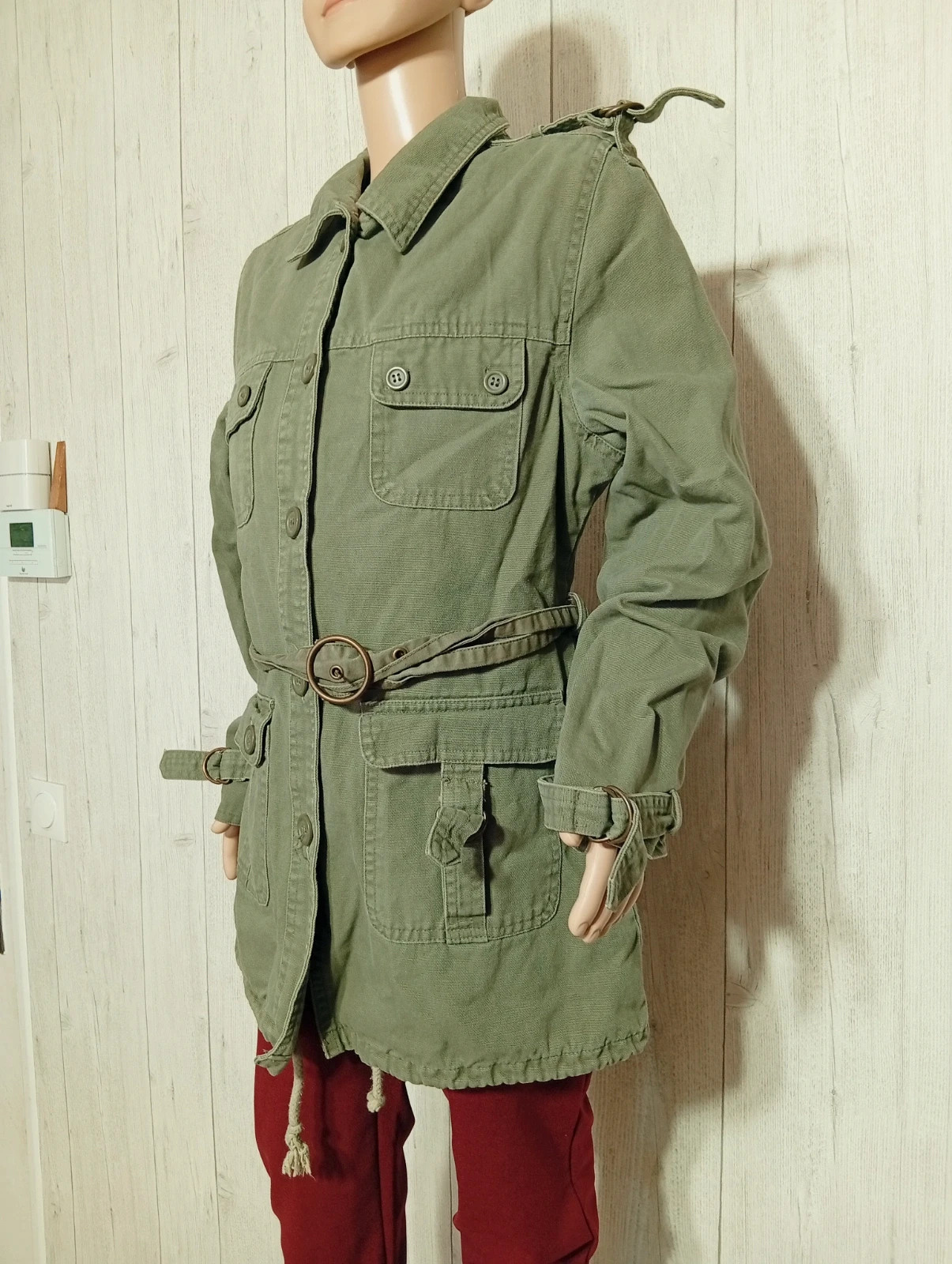 Trench fille - taille 14 ans - Kiabi - couleur kaki – Kiabi – taille 14 ans / 164 cm 5