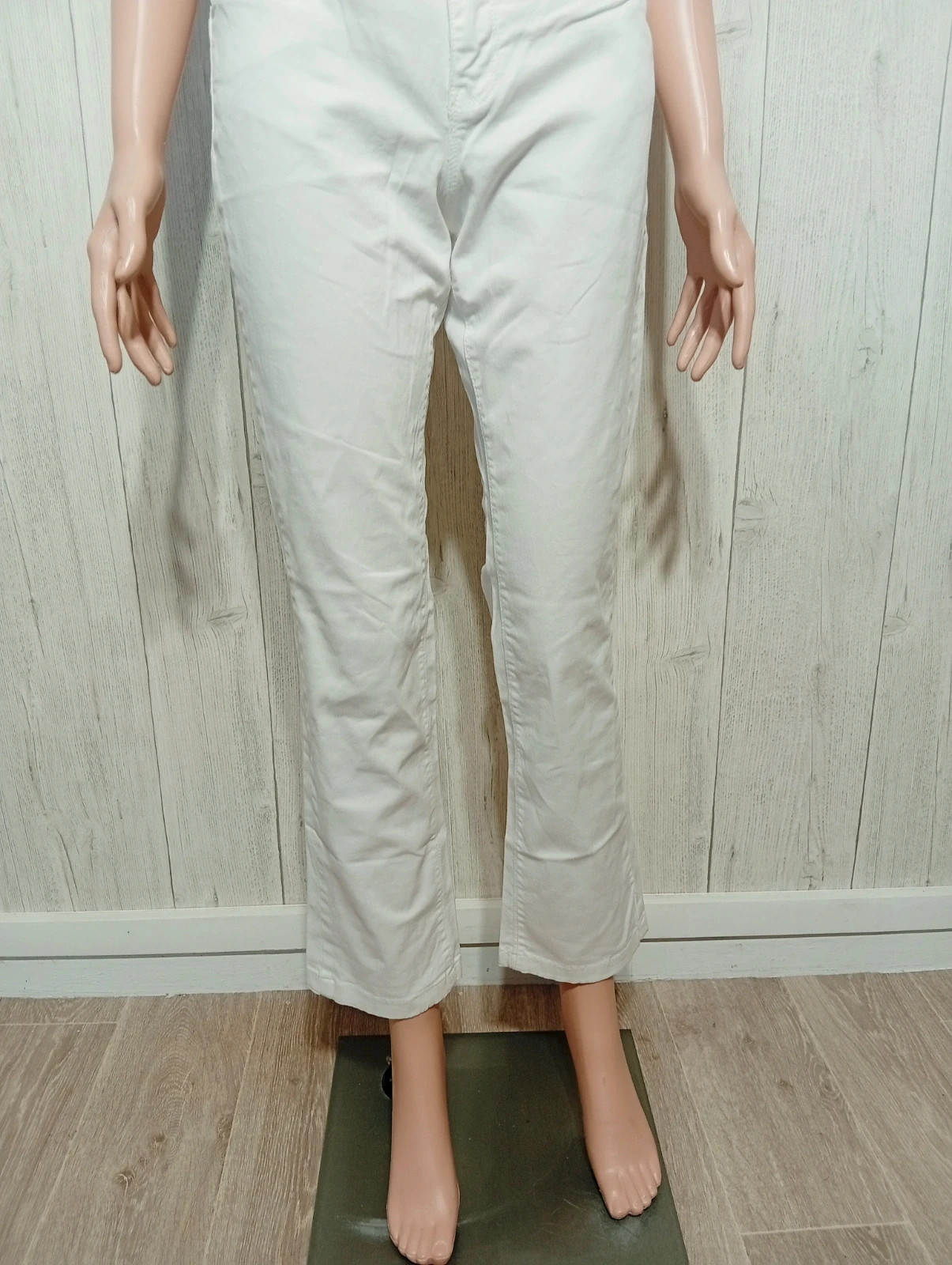 Jeans femme - taille L/40 - camaïeu - couleur blanc – Camaïeu – taille L / 40 / 12 3