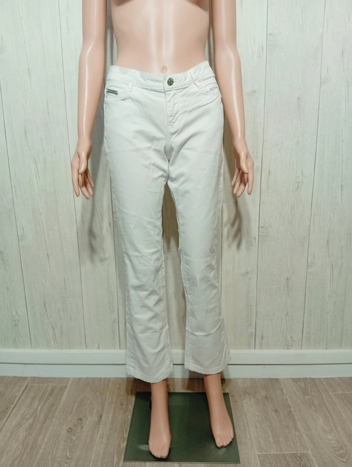 Jeans femme - taille L/40 - camaïeu - couleur blanc – Camaïeu – taille L / 40 / 12