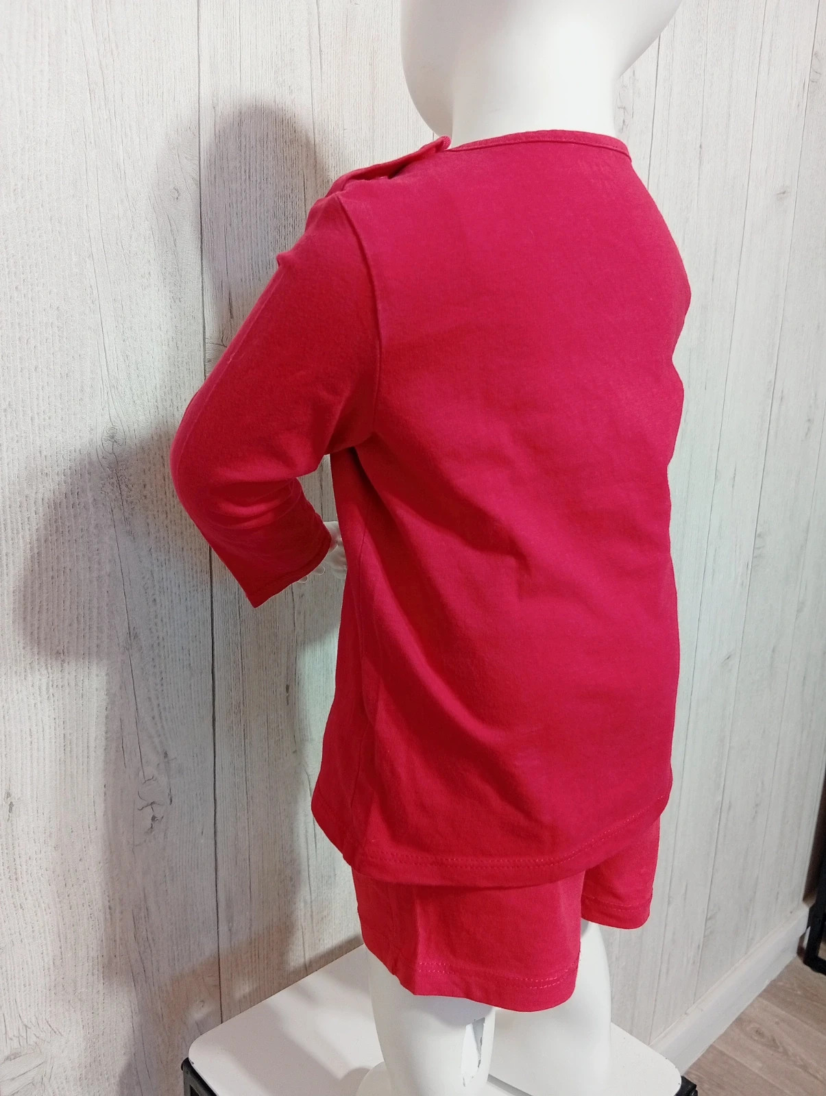 T-shirt manches longues garçon - taille 2 ans (86 cm) - Kiabi - couleur rouge marine – Kiabi – taille 18-24 mois / 86 cm 5