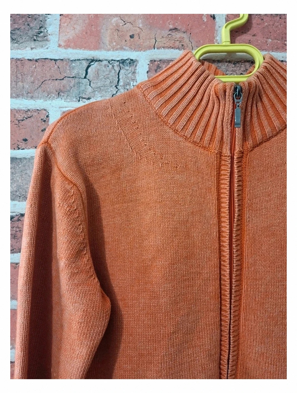 Cardigan orange newman - Taille S/36 - homme – New Man – taille S 3