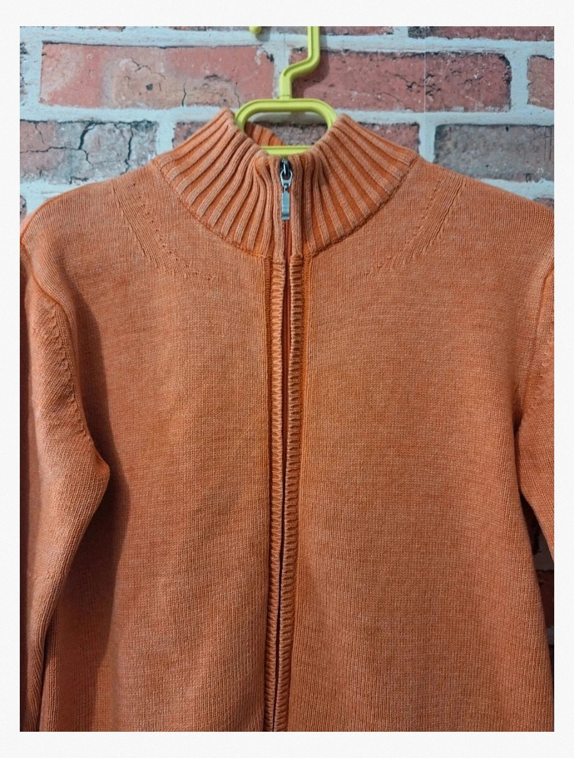 Cardigan orange newman - Taille S/36 - homme – New Man – taille S 2