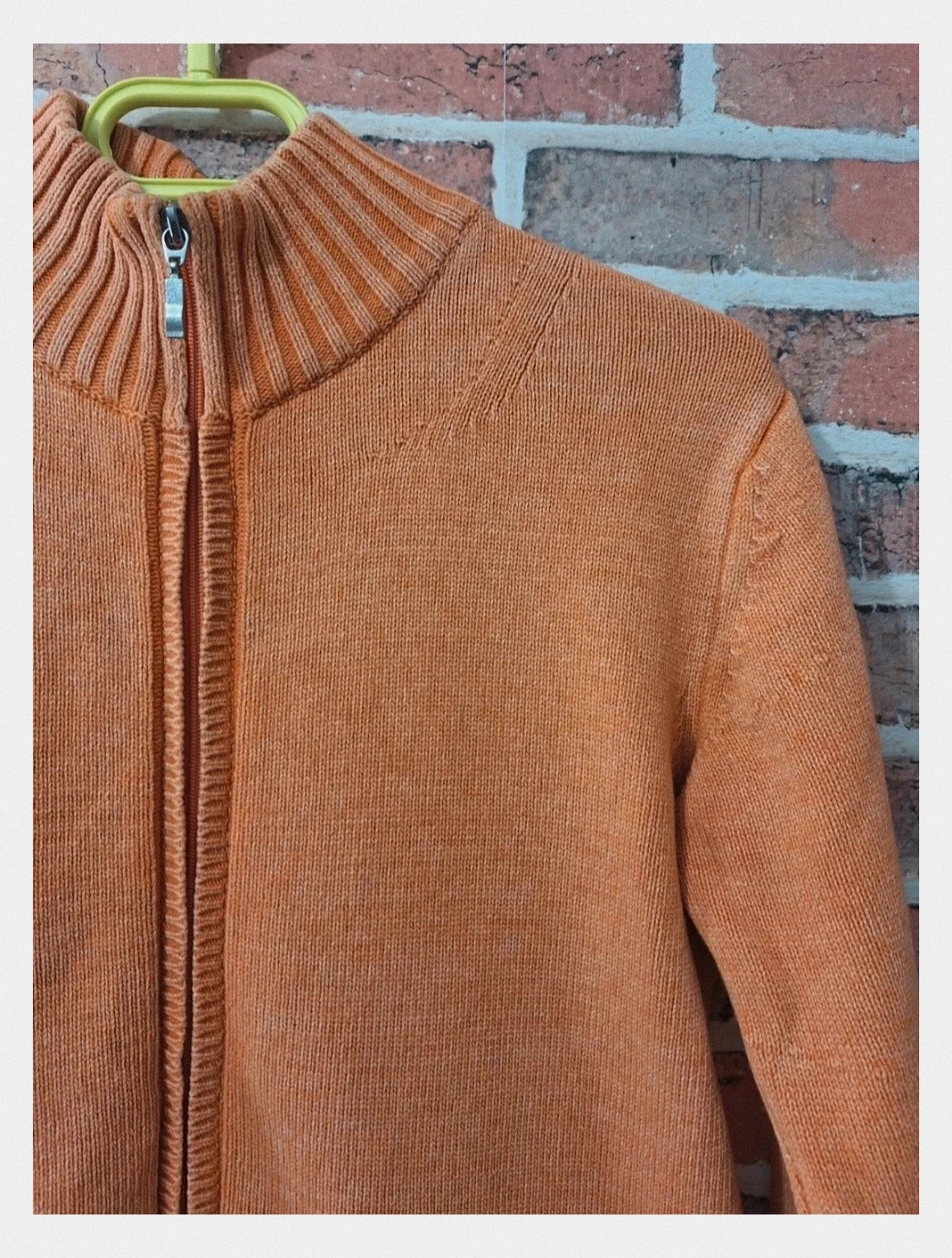 Cardigan orange newman - Taille S/36 - homme – New Man – taille S 4