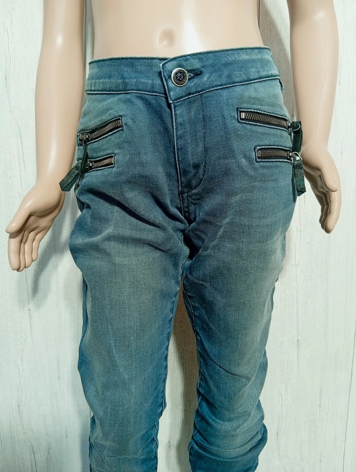 Jeans fille- taille 14 ans (FR26) - kaporal - couleur gris noir – Kaporal – taille 14 ans / 164 cm 2