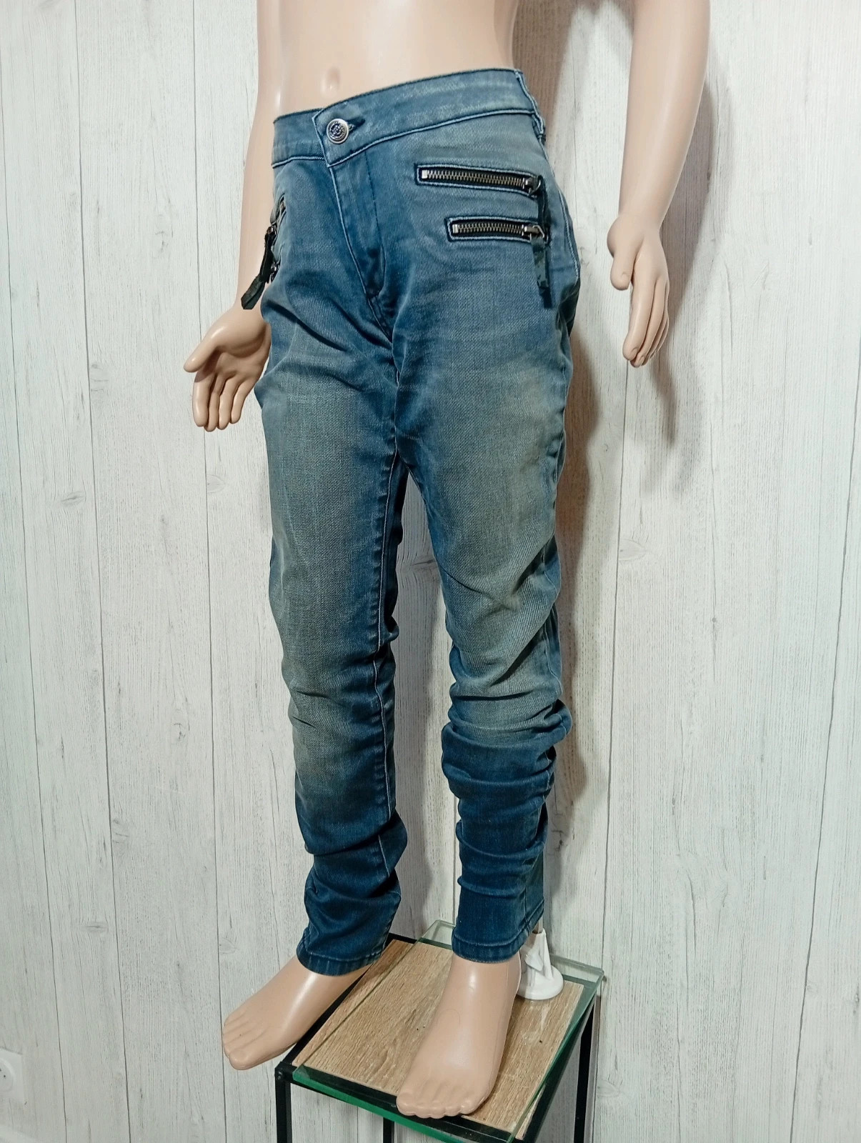 Jeans fille- taille 14 ans (FR26) - kaporal - couleur gris noir – Kaporal – taille 14 ans / 164 cm 5