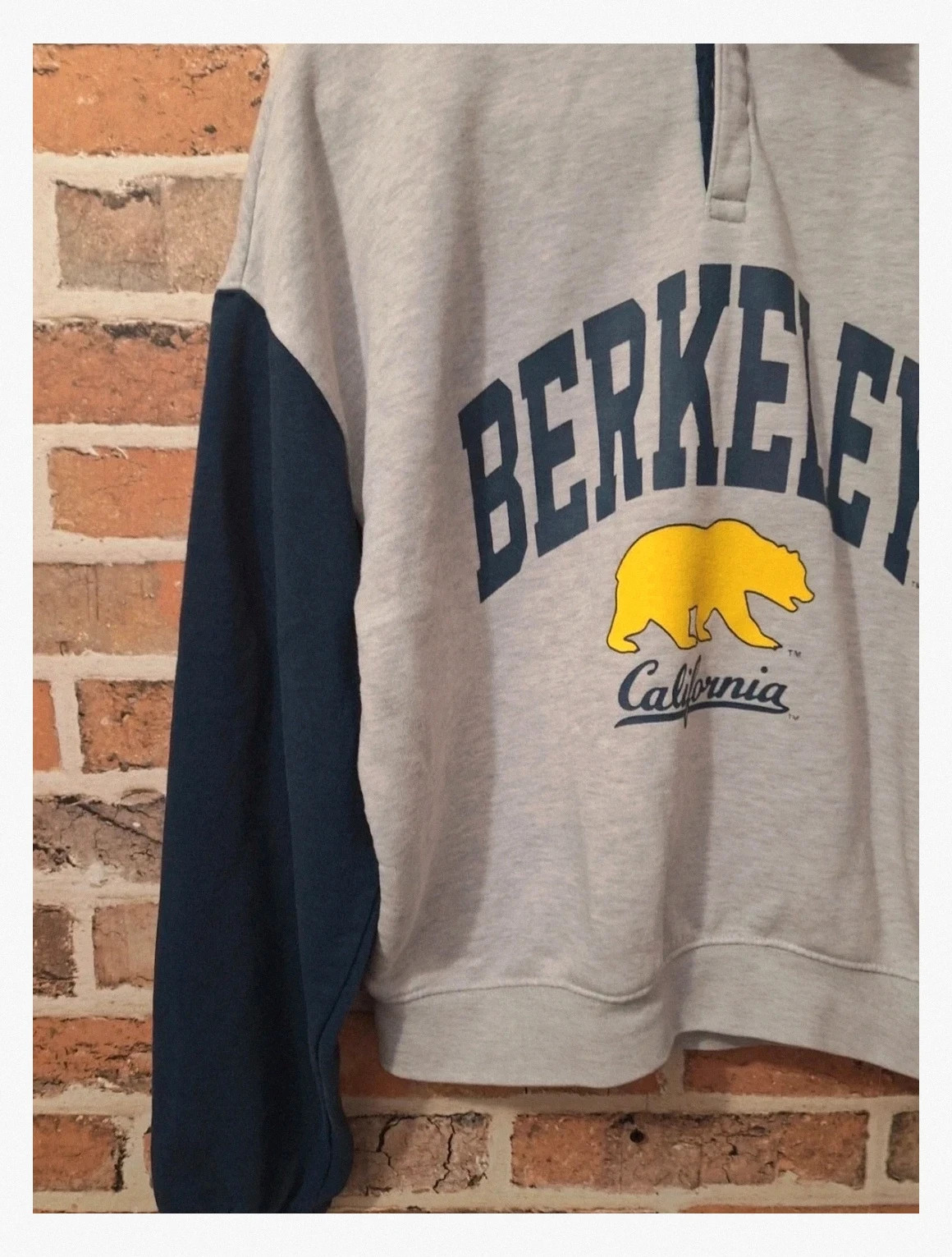 Pull homme berkeley - couleur gris et marine - Taille XS/34 – Berkeley – taille XS 3