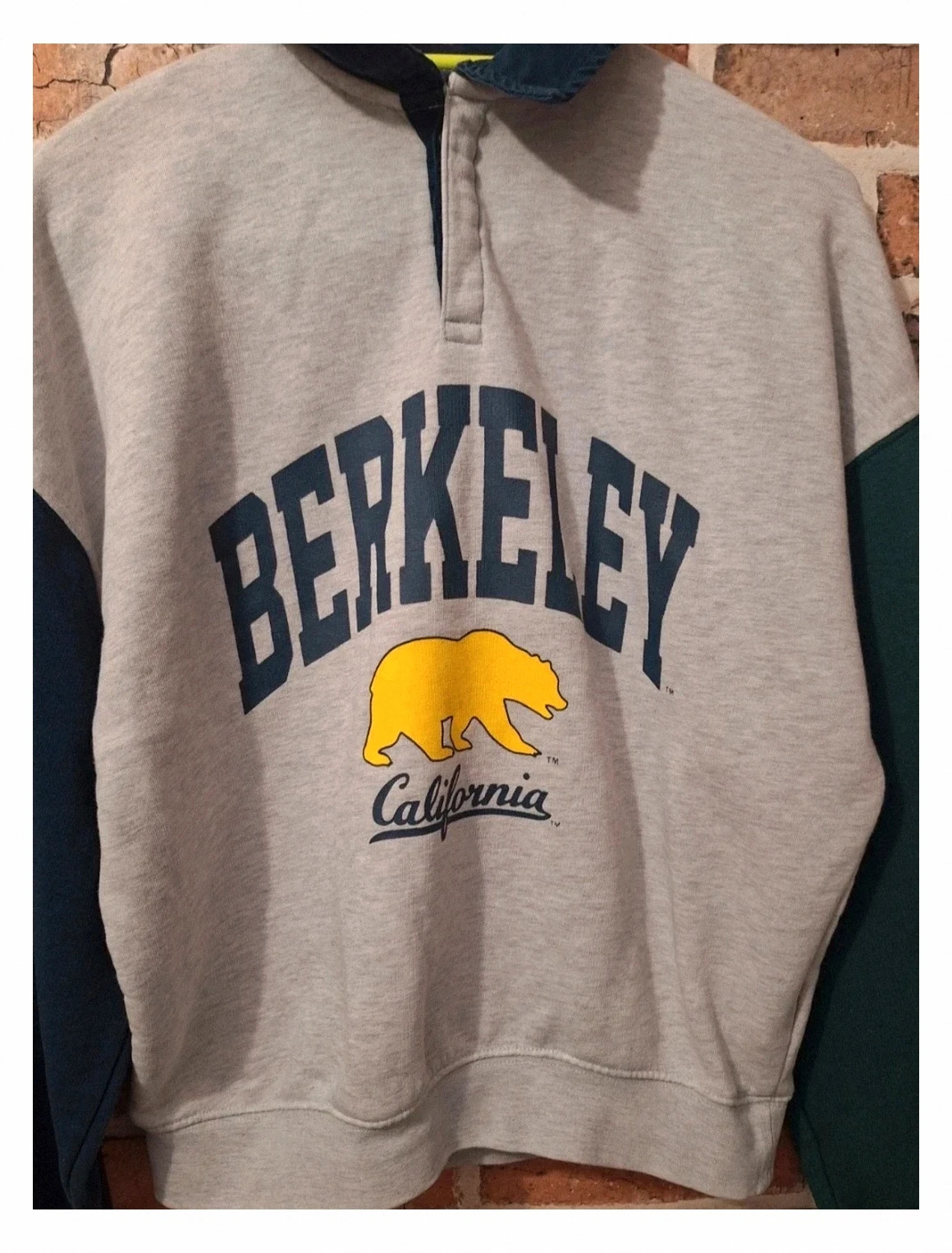 Pull homme berkeley - couleur gris et marine - Taille XS/34 – Berkeley – taille XS 2