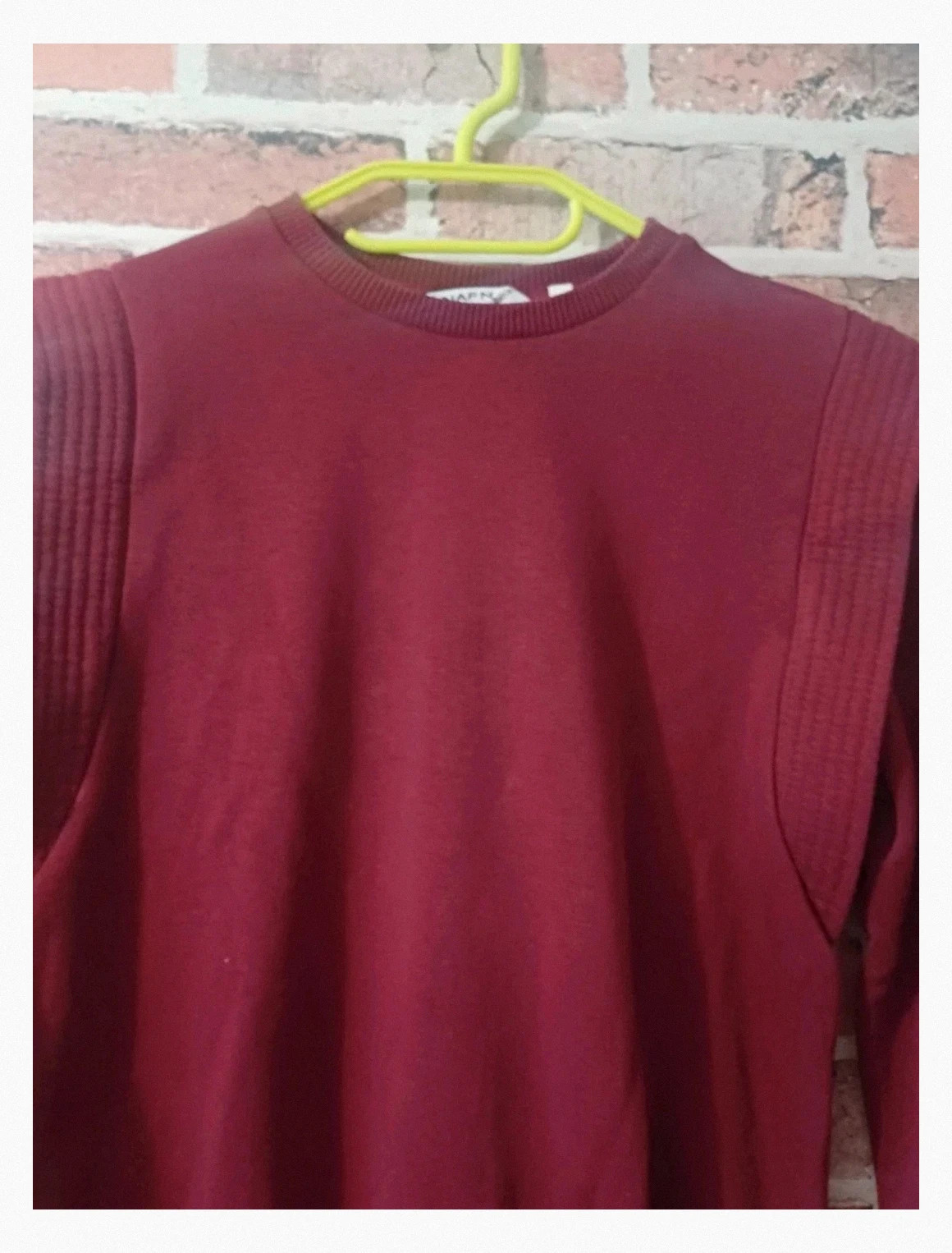 Pull bordeaux Naf Naf - Taille femme XS/34 – Naf Naf – taille XS / 34 / 6 3
