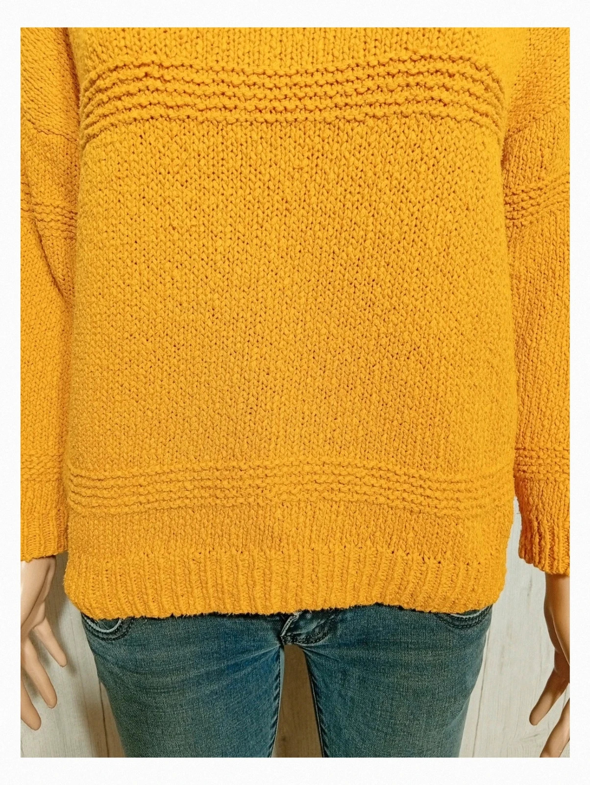 Pull femme dhiver - couleur moutarde - primark - Taille XL/42 – Primark – taille XL / 42 / 14 3