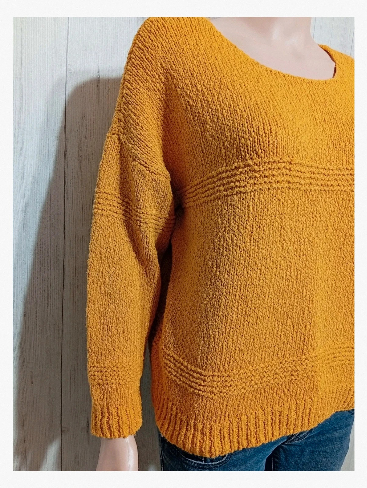 Pull femme dhiver - couleur moutarde - primark - Taille XL/42 – Primark – taille XL / 42 / 14 4
