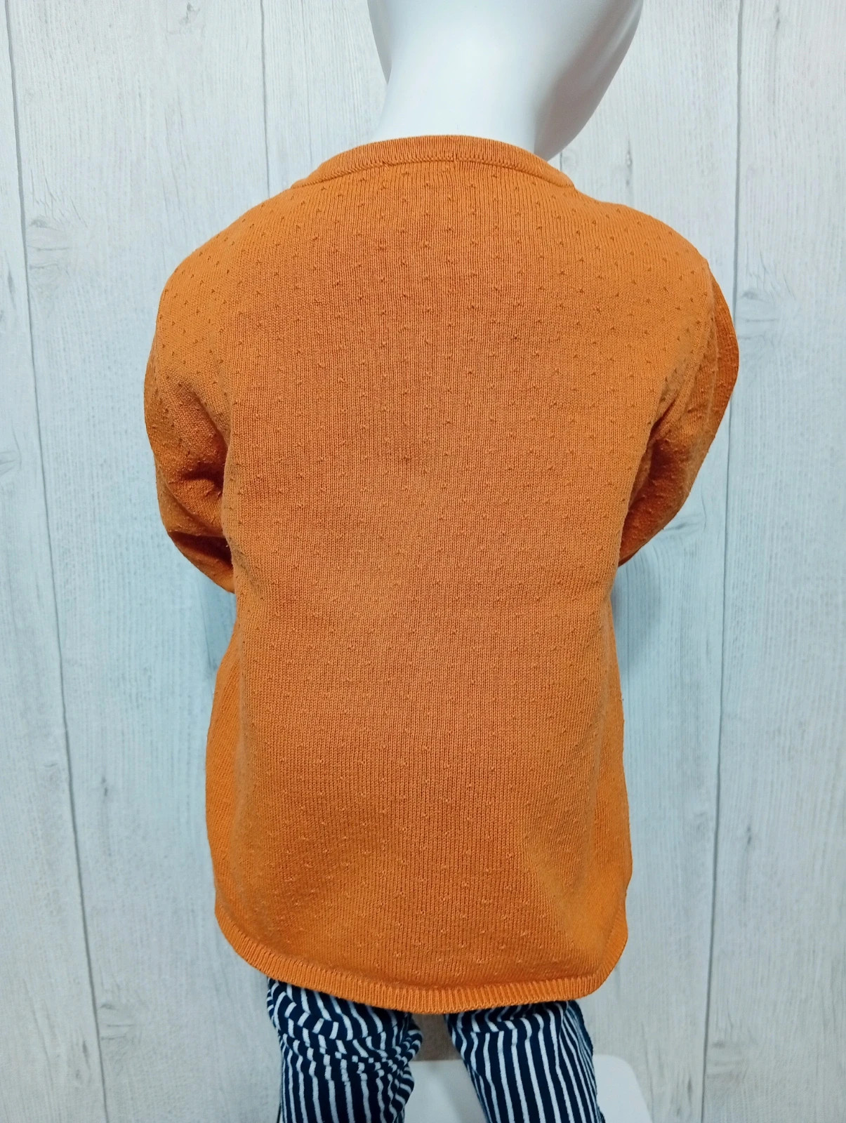 Gilet fille - taille 2 ans (83/89 cm) - Kiabi - couleur orange – Kiabi – taille 18-24 mois / 86 cm 4