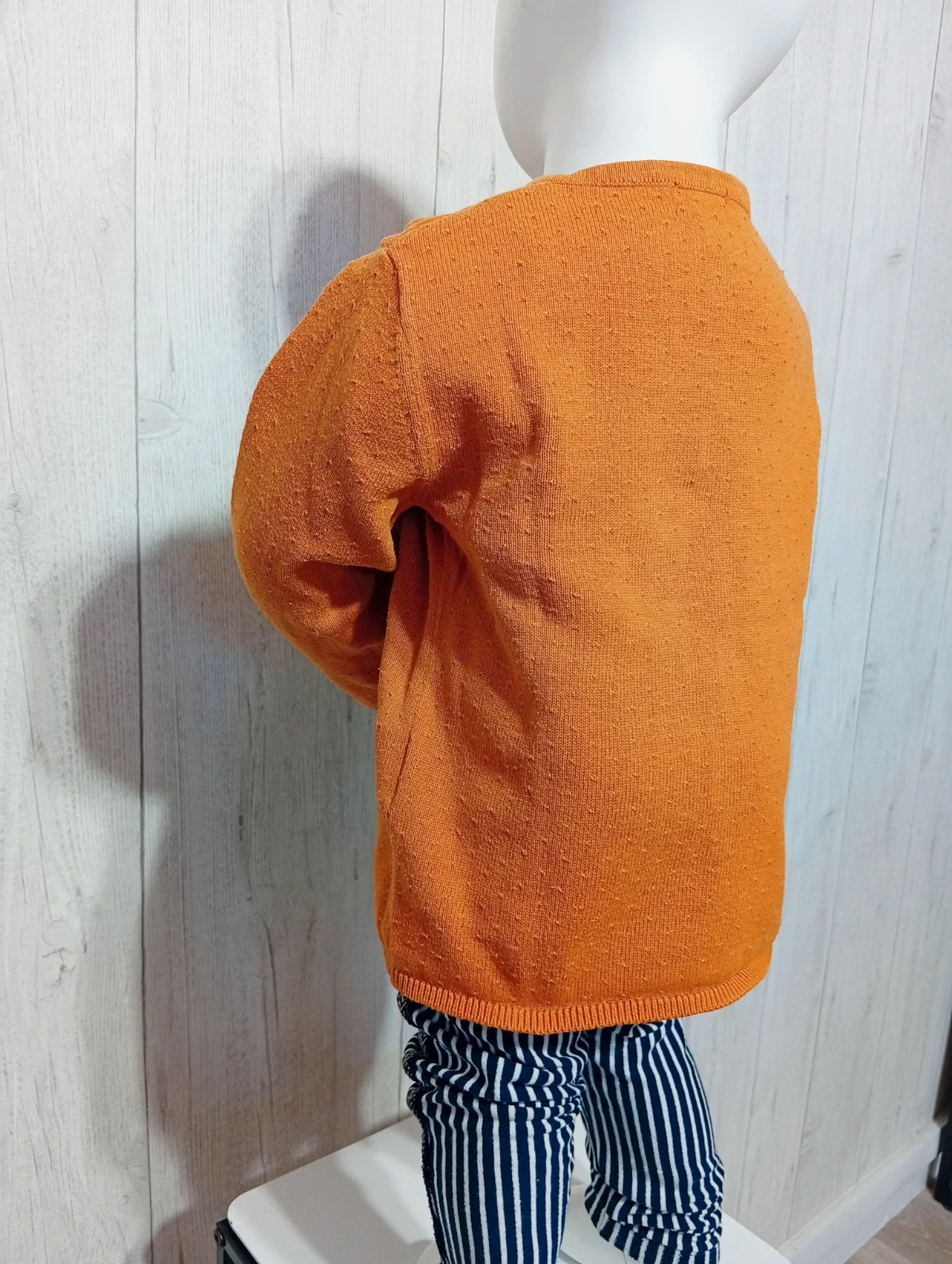 Gilet fille - taille 2 ans (83/89 cm) - Kiabi - couleur orange – Kiabi – taille 18-24 mois / 86 cm 5