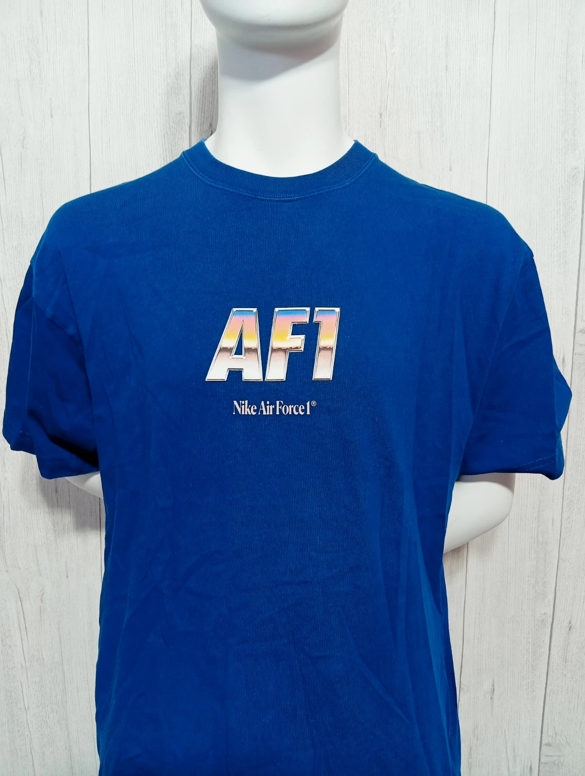 T-shirt manche courte homme - taille S/36 - nike - couleur marine – Nike Air – taille S 2