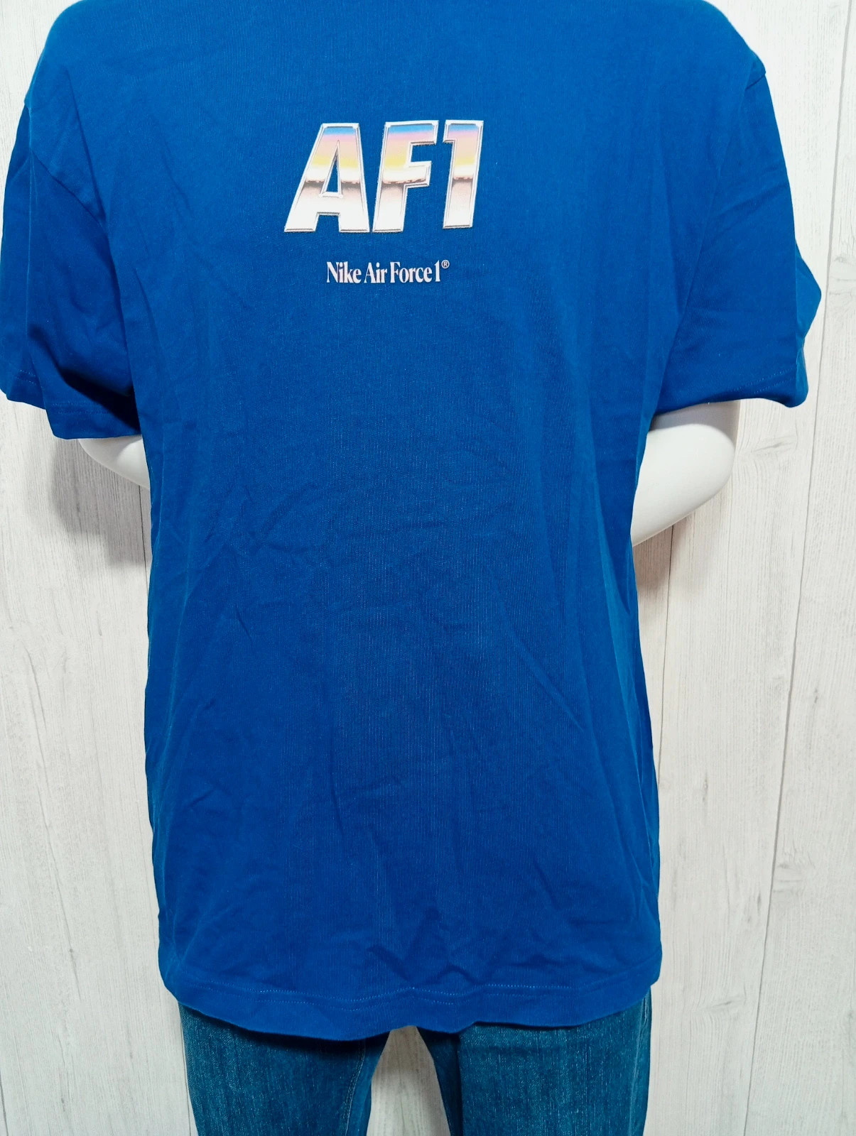 T-shirt manche courte homme - taille S/36 - nike - couleur marine – Nike Air – taille S 3