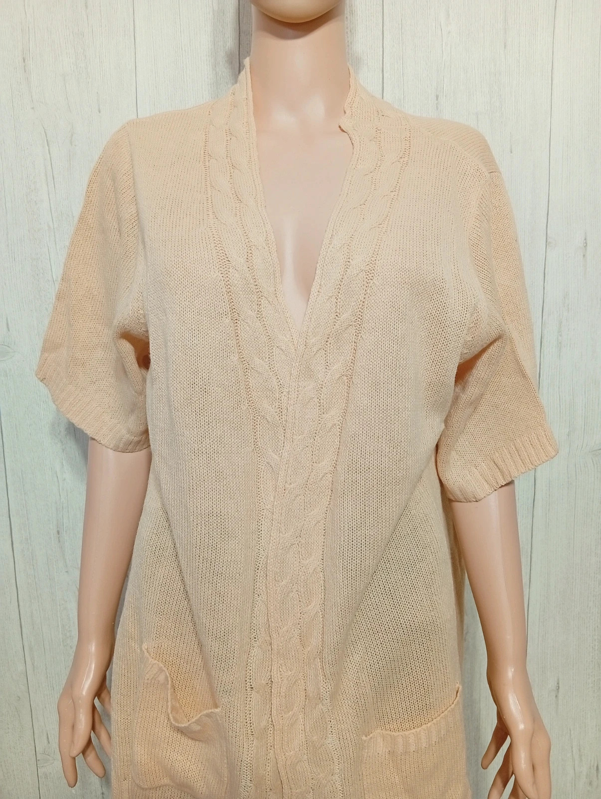 Cardigan femme- Taille XL/42 - couleur beige – taille XL / 42 / 14 2