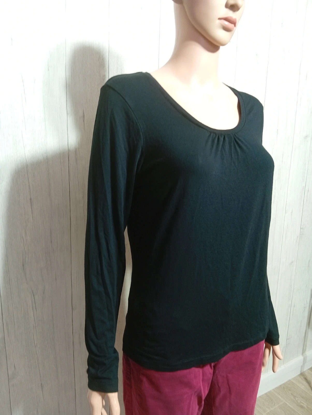 Blouse manches longues femme - Taille L/40 - U essentiel - Couleur noir – U Essentiel – taille L / 40 / 12 2