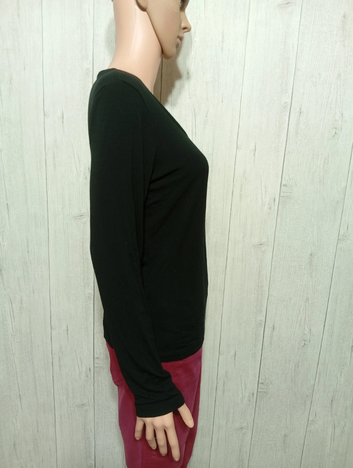 Blouse manches longues femme - Taille L/40 - U essentiel - Couleur noir – U Essentiel – taille L / 40 / 12 4