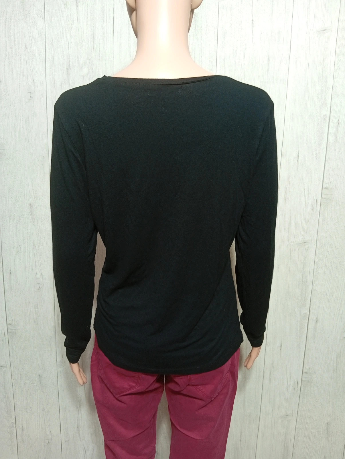 Blouse manches longues femme - Taille L/40 - U essentiel - Couleur noir – U Essentiel – taille L / 40 / 12 5