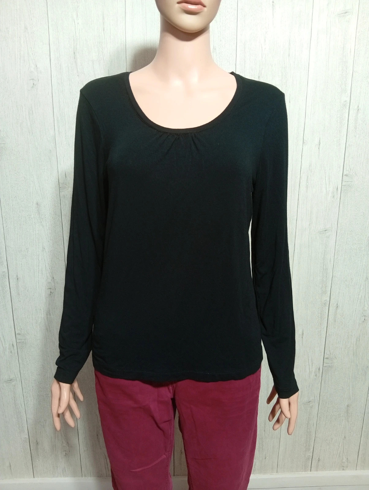 Blouse manches longues femme - Taille L/40 - U essentiel - Couleur noir