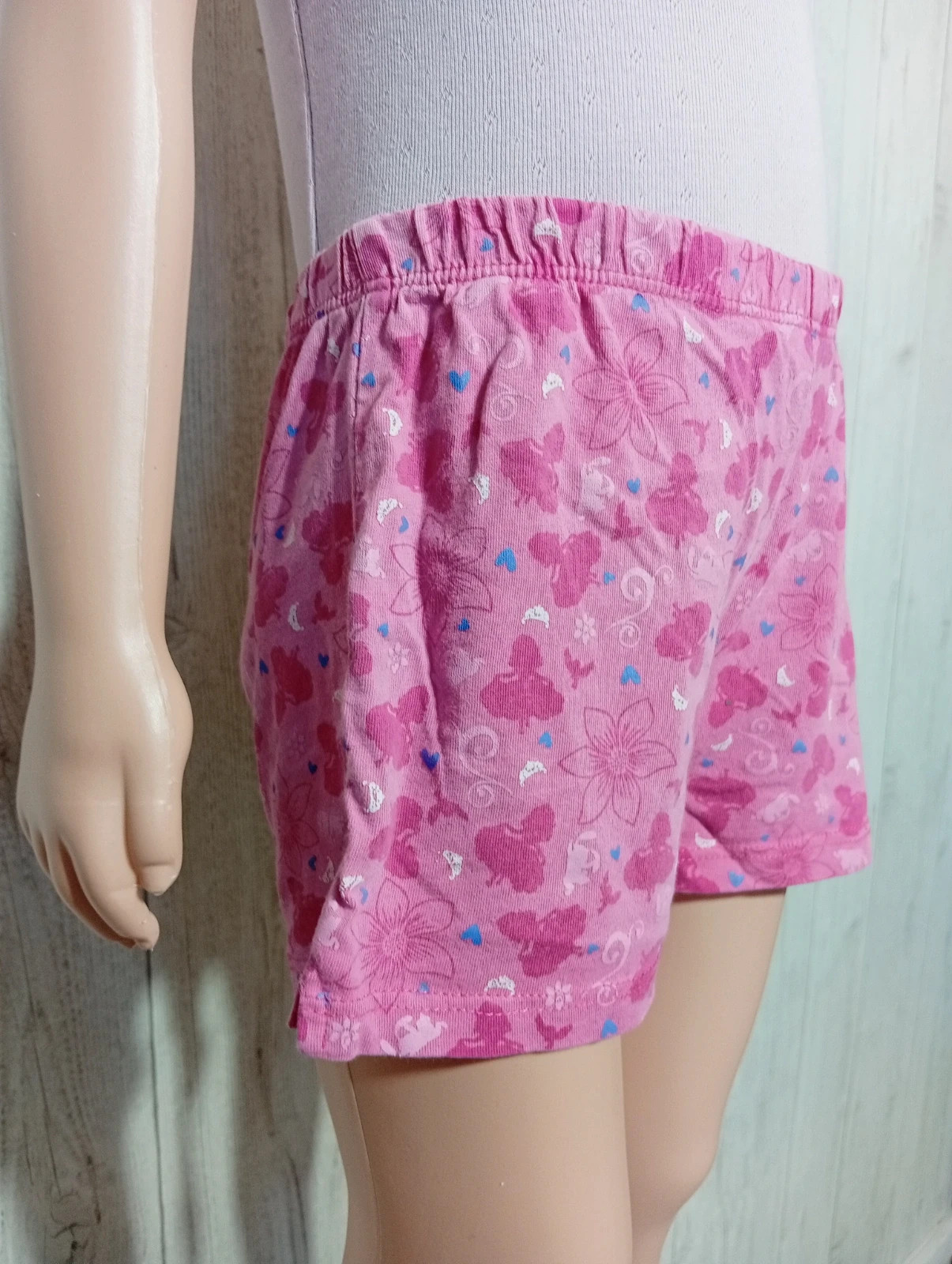 Short fille - taille 3/4 ans - Disney - couleur fushia blanc bleu – Disney – taille 3 ans / 98 cm 2