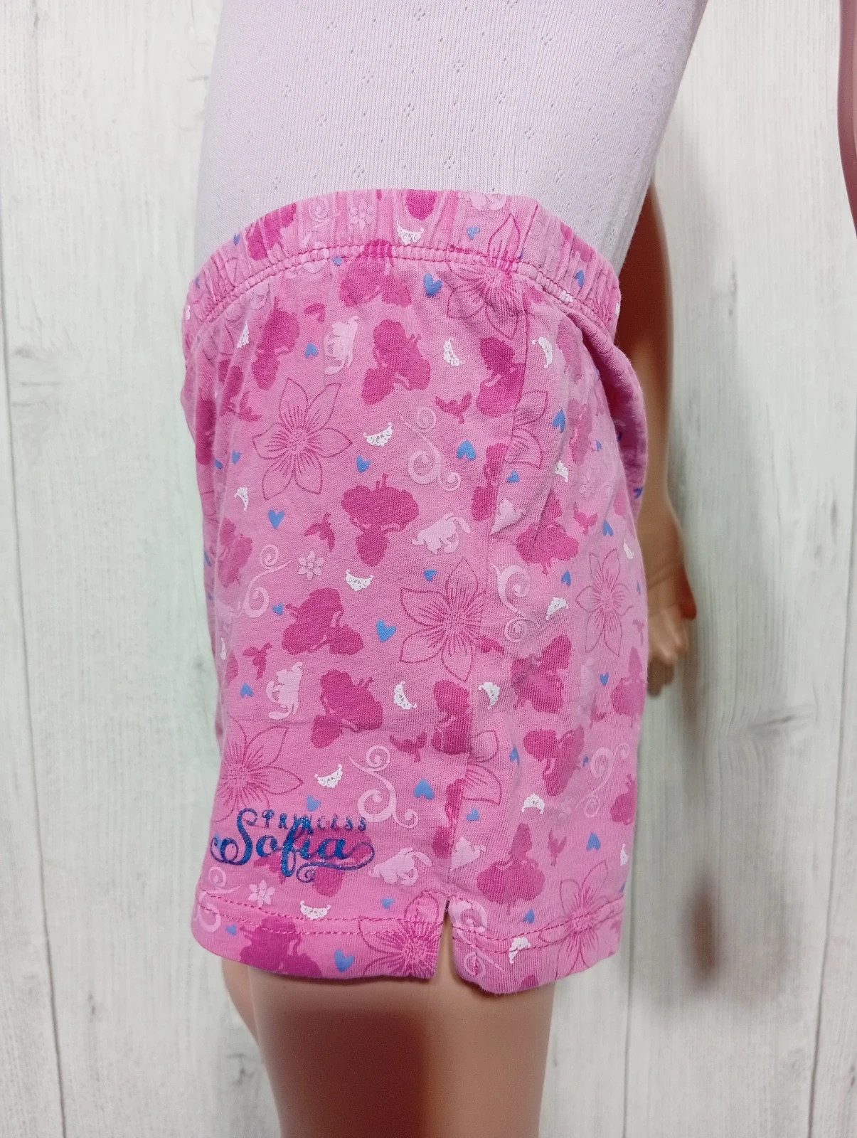 Short fille - taille 3/4 ans - Disney - couleur fushia blanc bleu – Disney – taille 3 ans / 98 cm 5
