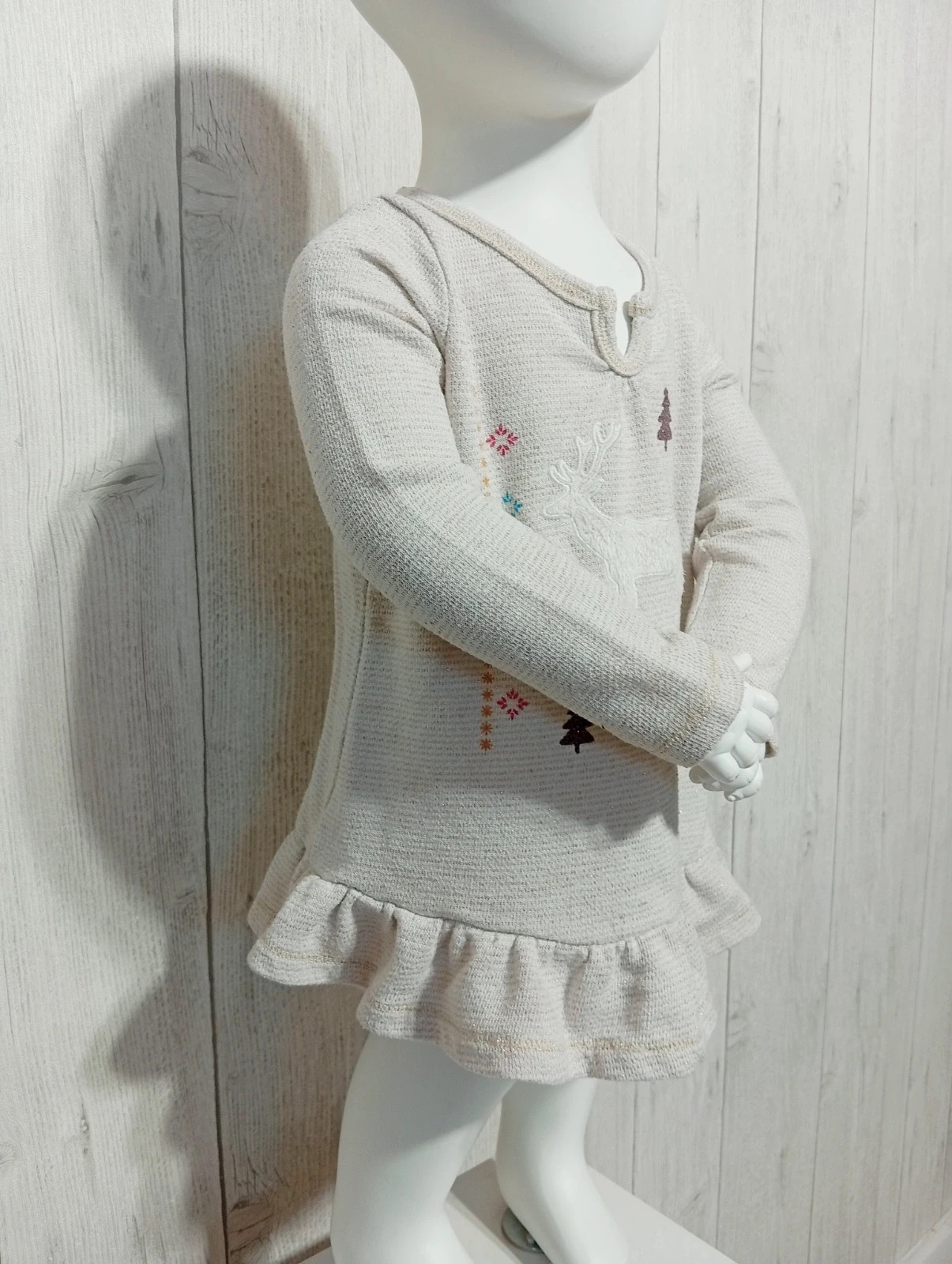 Robe fille - Taille 2 ans (92 cm) - orchestra- couleur beige dore multicolore – Orchestra – taille 24-36 mois / 92 cm 4