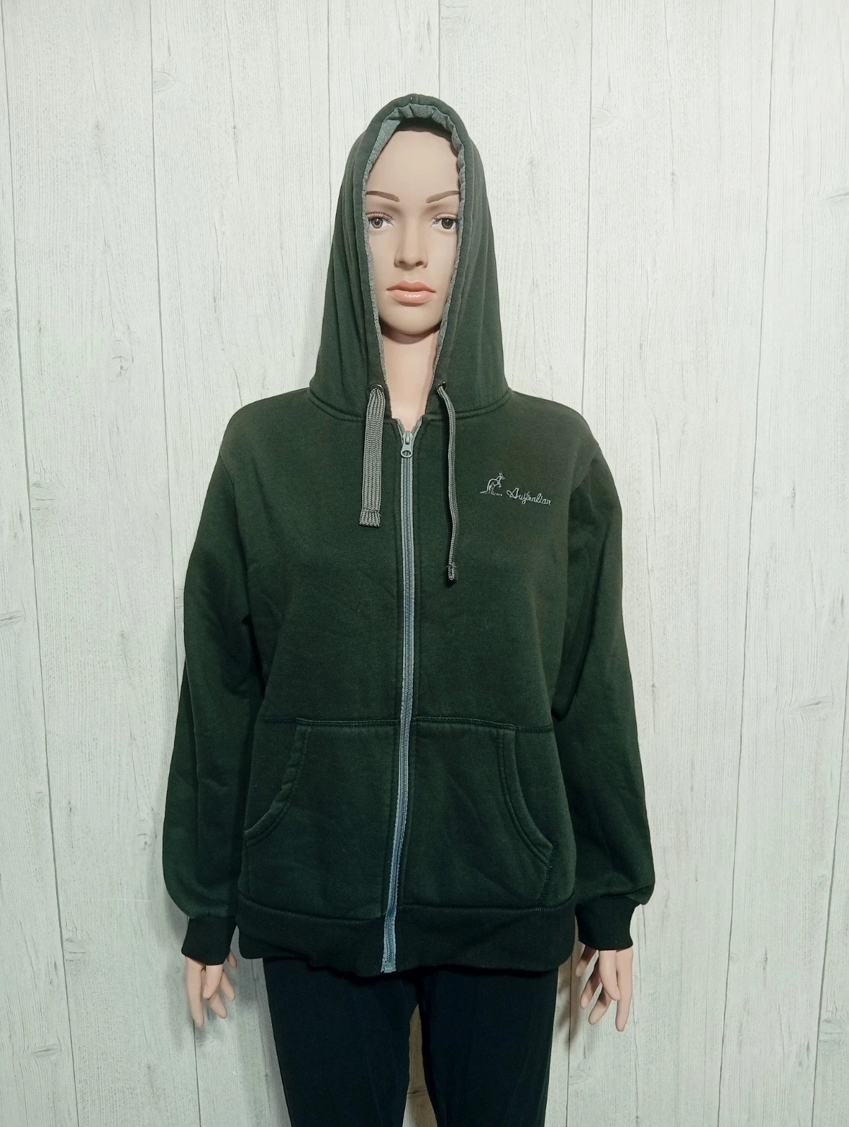 Veste à capuche femme- taille XL/42 - australian - couleur gris et noir