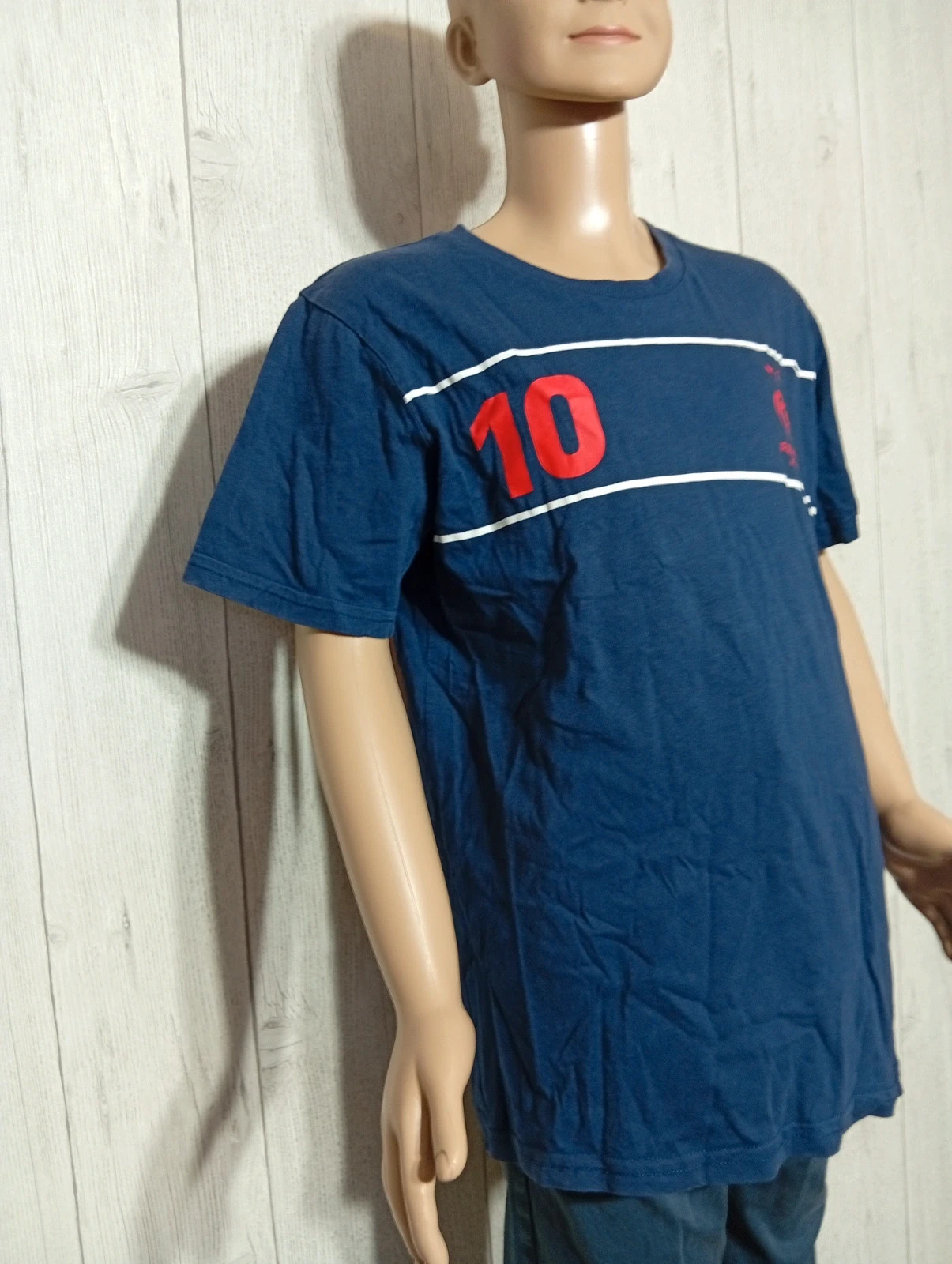 T-shirt manches courtes garcon - taille 14 ans - FFF - couleur marine blanc rouge – FFF – taille 14 ans / 164 cm 4