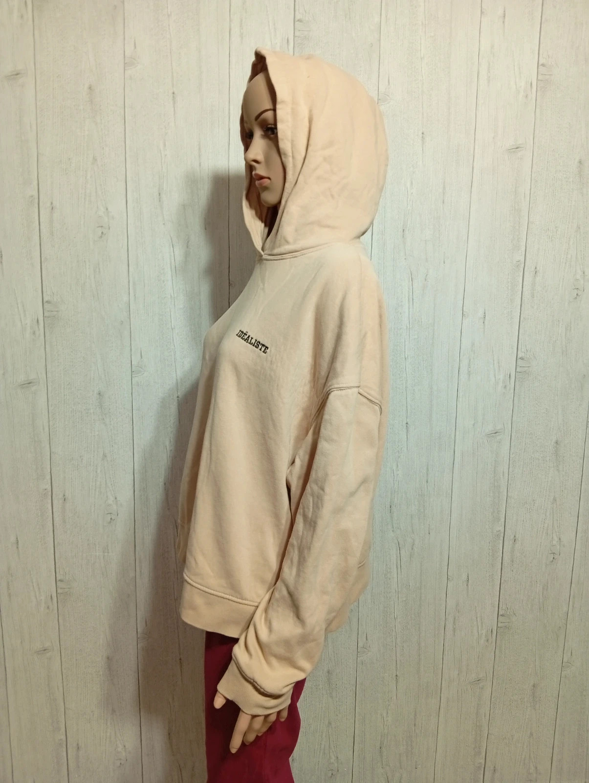 Pull a capuche femme - taille XL/42 - Kiabi - couleur abricot – Kiabi – taille XL / 42 / 14 5