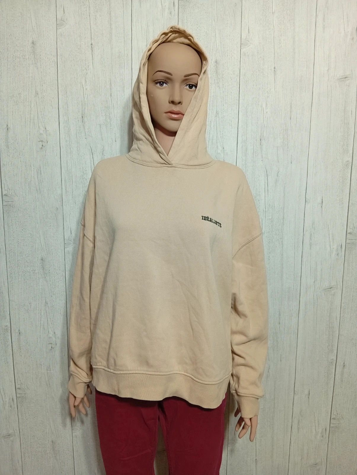 Pull a capuche femme - taille XL/42 - Kiabi - couleur abricot – Kiabi – taille XL / 42 / 14