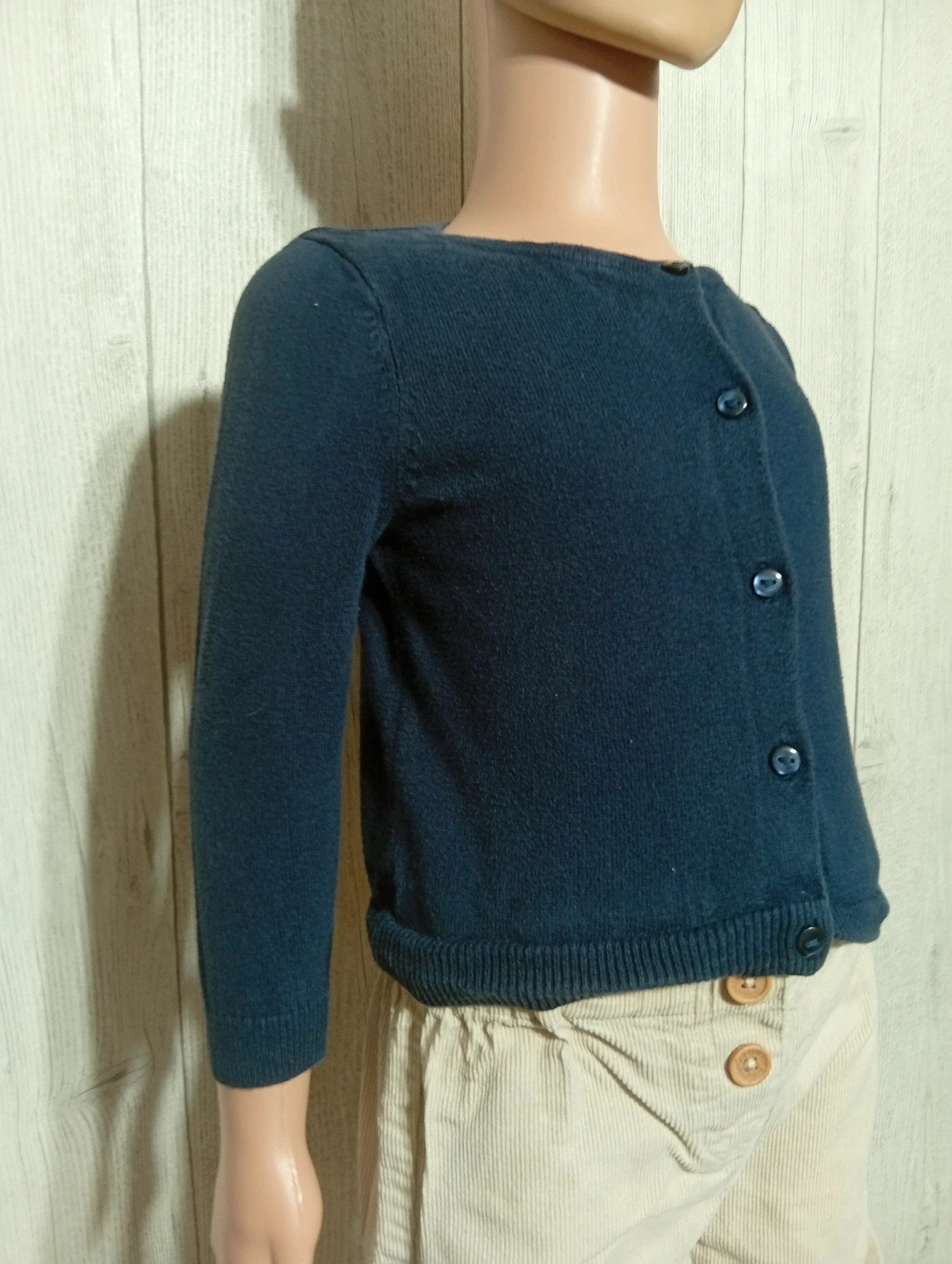 Gilet fille - taille 2 ans (92 cm) - H&M - couleur marine – H&M – taille 24-36 mois / 92 cm 2