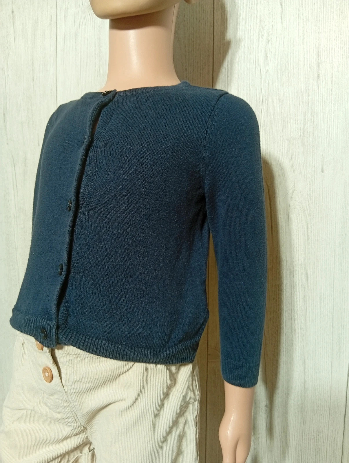 Gilet fille - taille 2 ans (92 cm) - H&M - couleur marine – H&M – taille 24-36 mois / 92 cm 3